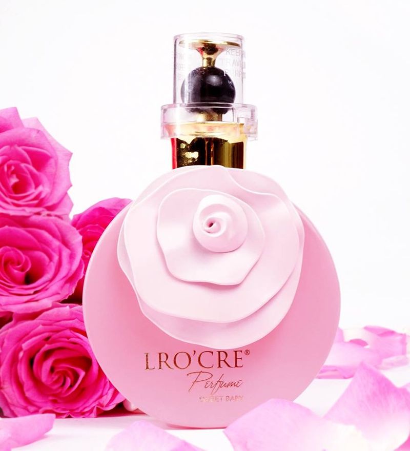 NƯỚC HOA LRO’CRE SWEET BABY PERFUME  5 0 M L- Tặng Kèm 1 Bông Rửa Mặt Bọt Biển