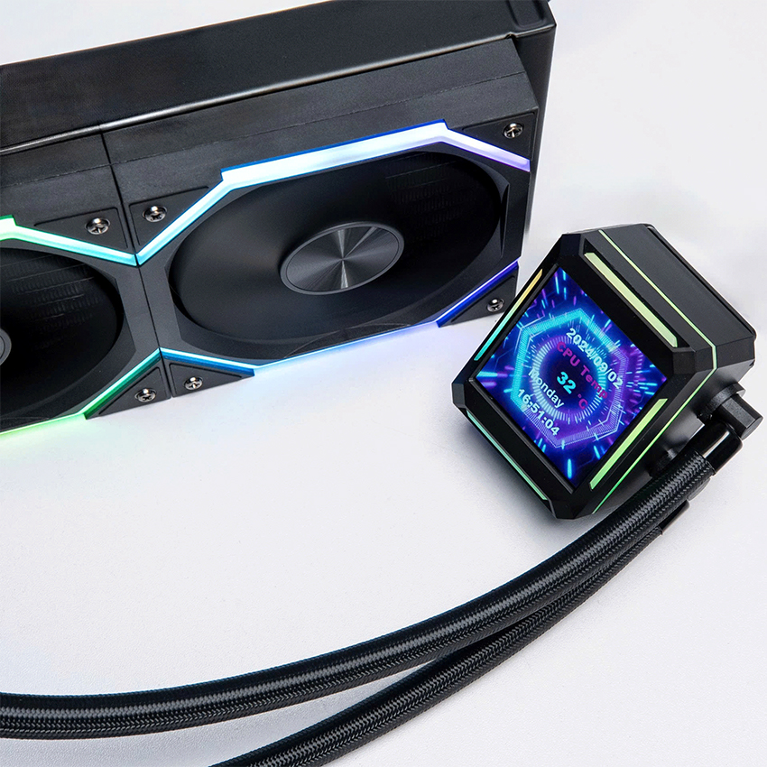 Tản Nhiệt Nước CPU Leopard 240 Astro Shel Trắng/ Đen – Hàng Chính Hãng