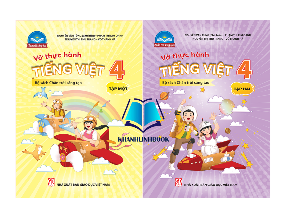 Sách - Combo Vở thực hành Tiếng Việt 4 - tập 1 + 2