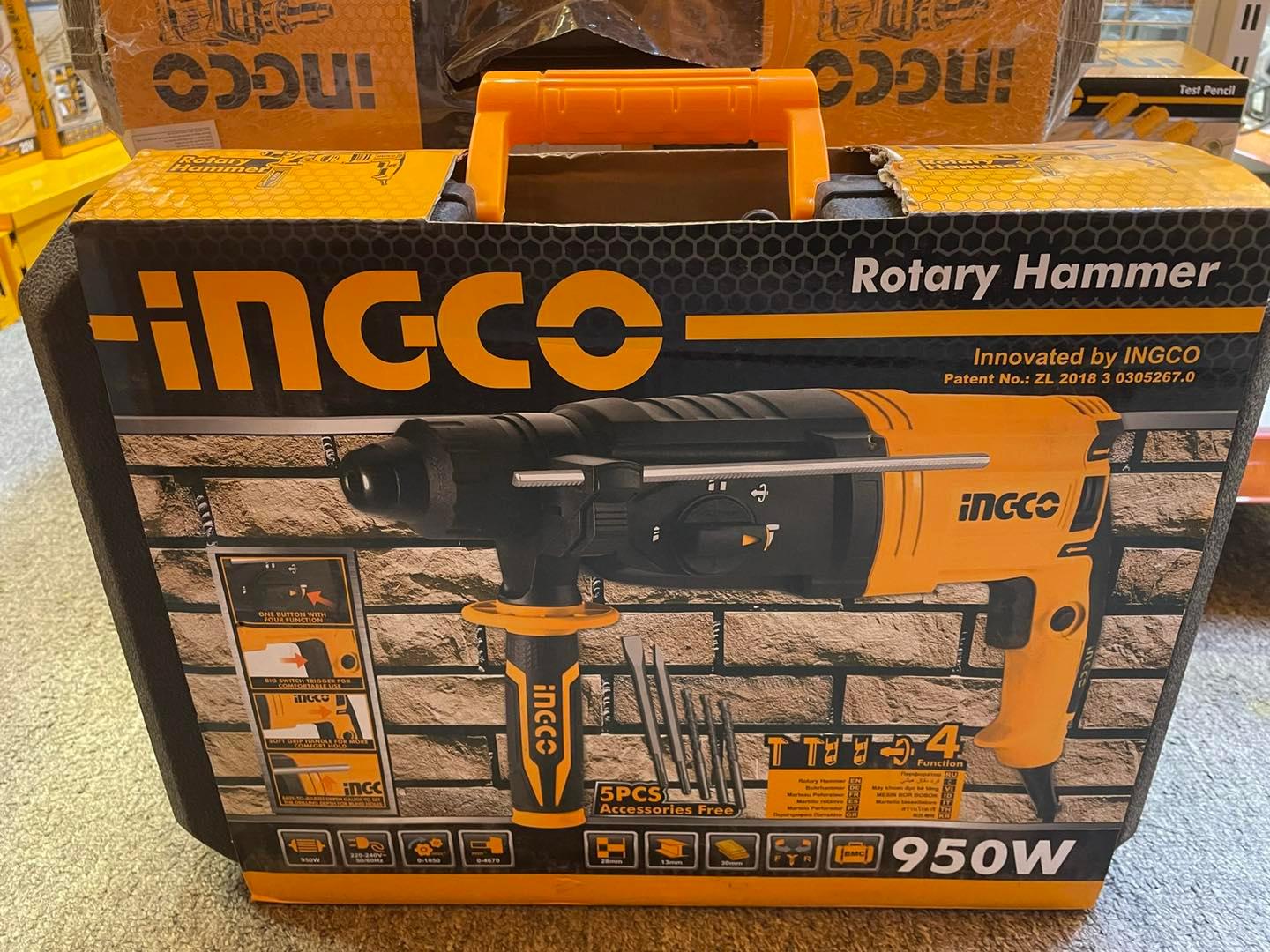 Máy khoan đục 950W 2,5J INGCO RGH9528 - HÀNG CHÍNH HÃNG