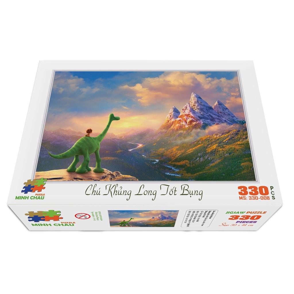 Bộ ghép hình hộp 330 mảnh-Chú Khủng Long Tốt Bụng
