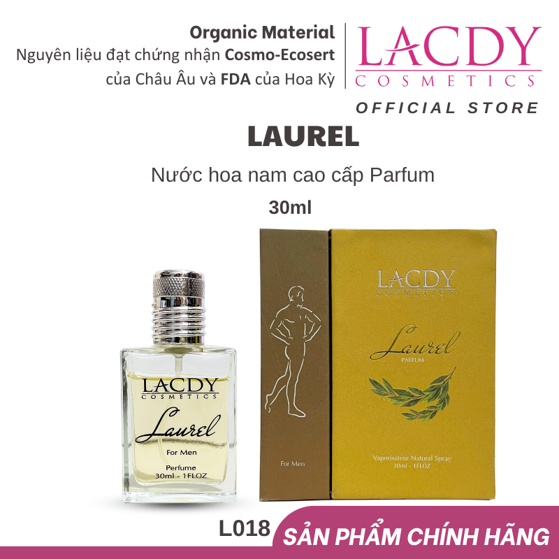 Nước hoa nam hương Nguyệt Quế Laurel L018 (30ml)