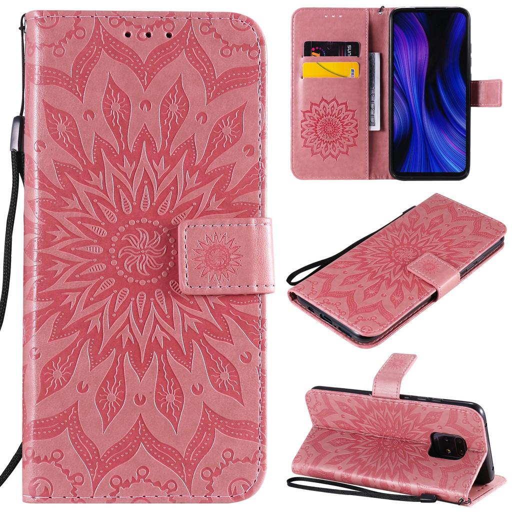 Bao da điện thoại PU mềm nắp lật kèm ví và ngăn đựng thẻ cho XIAOMI REDMI NOTE 9 PRO MAX NOTE 9S NOTE 8 PRO
