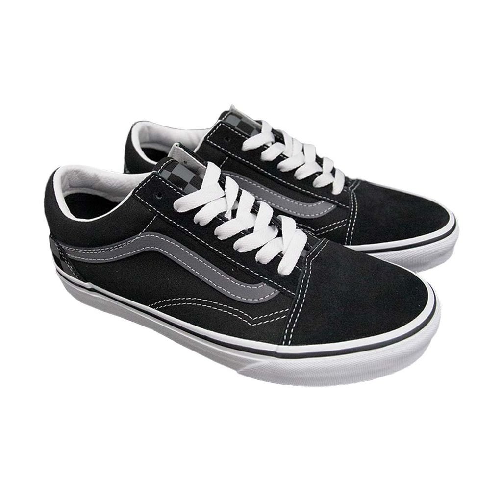Giày Vans Old Skool Logo Check Black - VN0005UFCJI