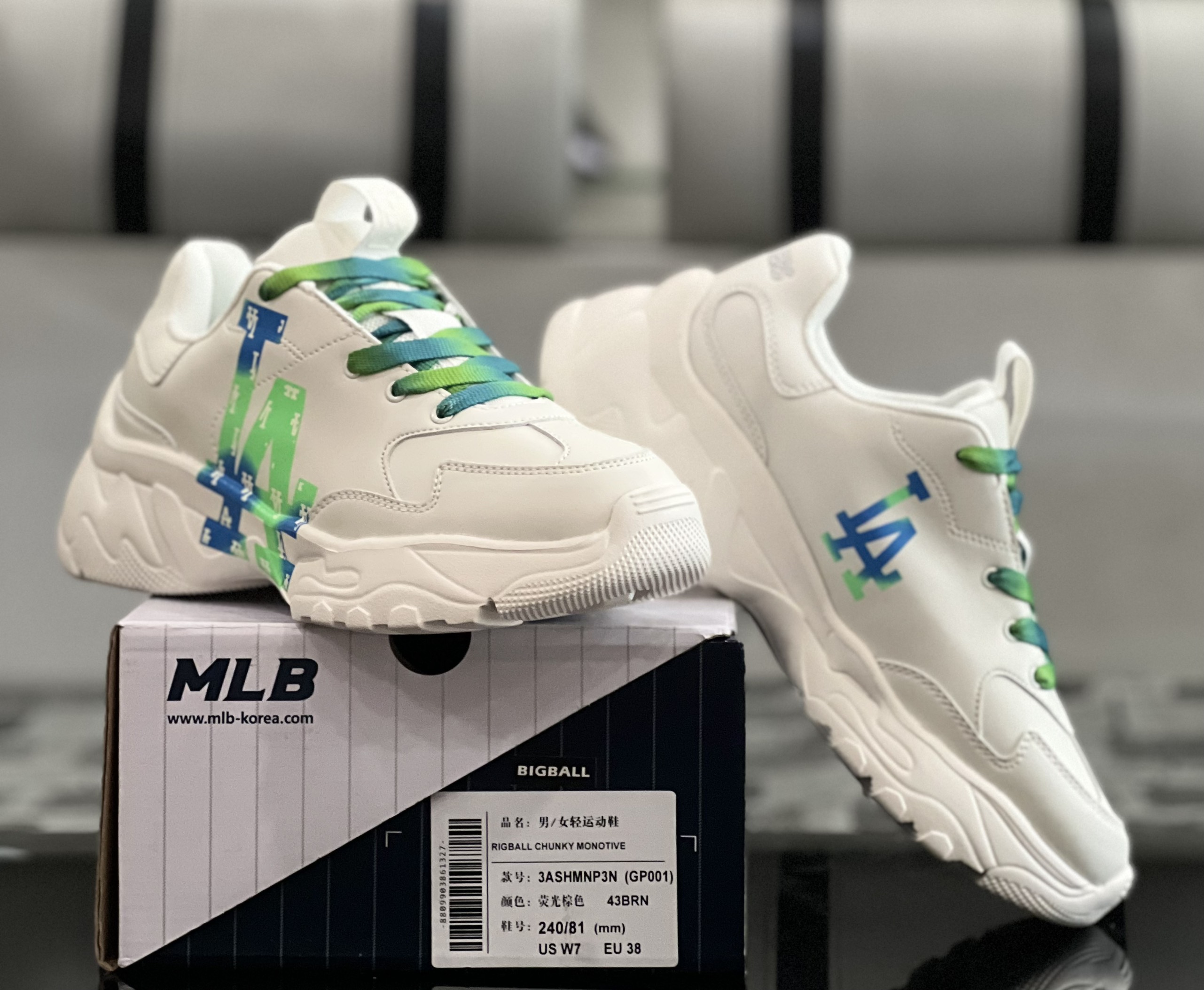 Giày thể thao cặp Nam Nữ - M.I.B Rigball Chun.ky Monotive / Size 36-45 unisex