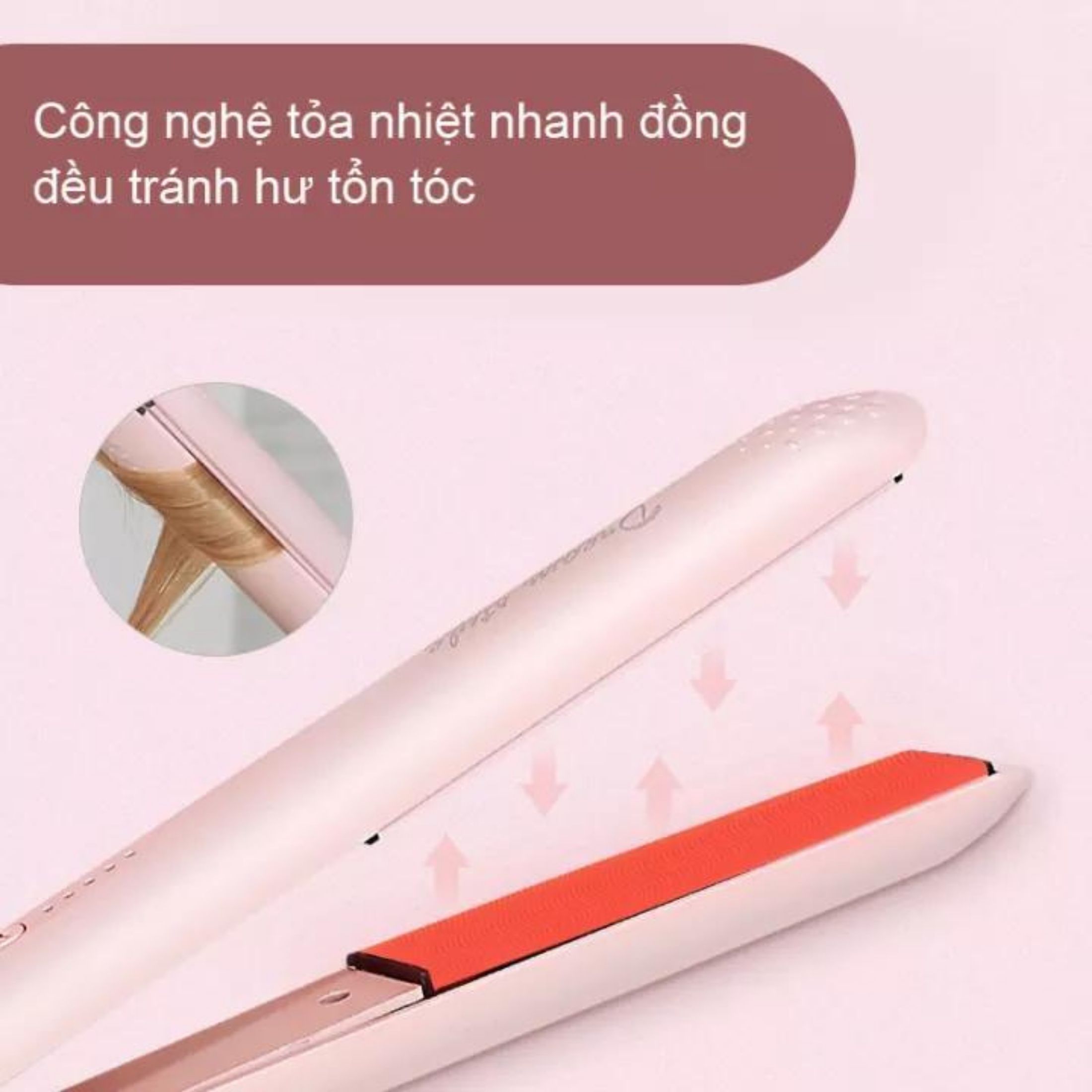 Máy làm tóc đa năng 3 in 1 Dream Style - Máy uốn tóc, ép tóc, duỗi tóc siêu tiện lợi, tạo kiểu chuẩn salon - Máy uốn tóc mini 5 chế độ phù hợp với mọi chất tóc, giữ nếp lâu, không làm hỏng tóc, chế độ tự ngắt khi quá nhiệt