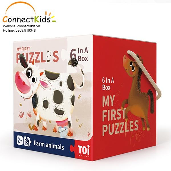 Bộ Xếp Hình Đầu Đời Cho Bé 2+ - MY FIRST PUZZLE TOI