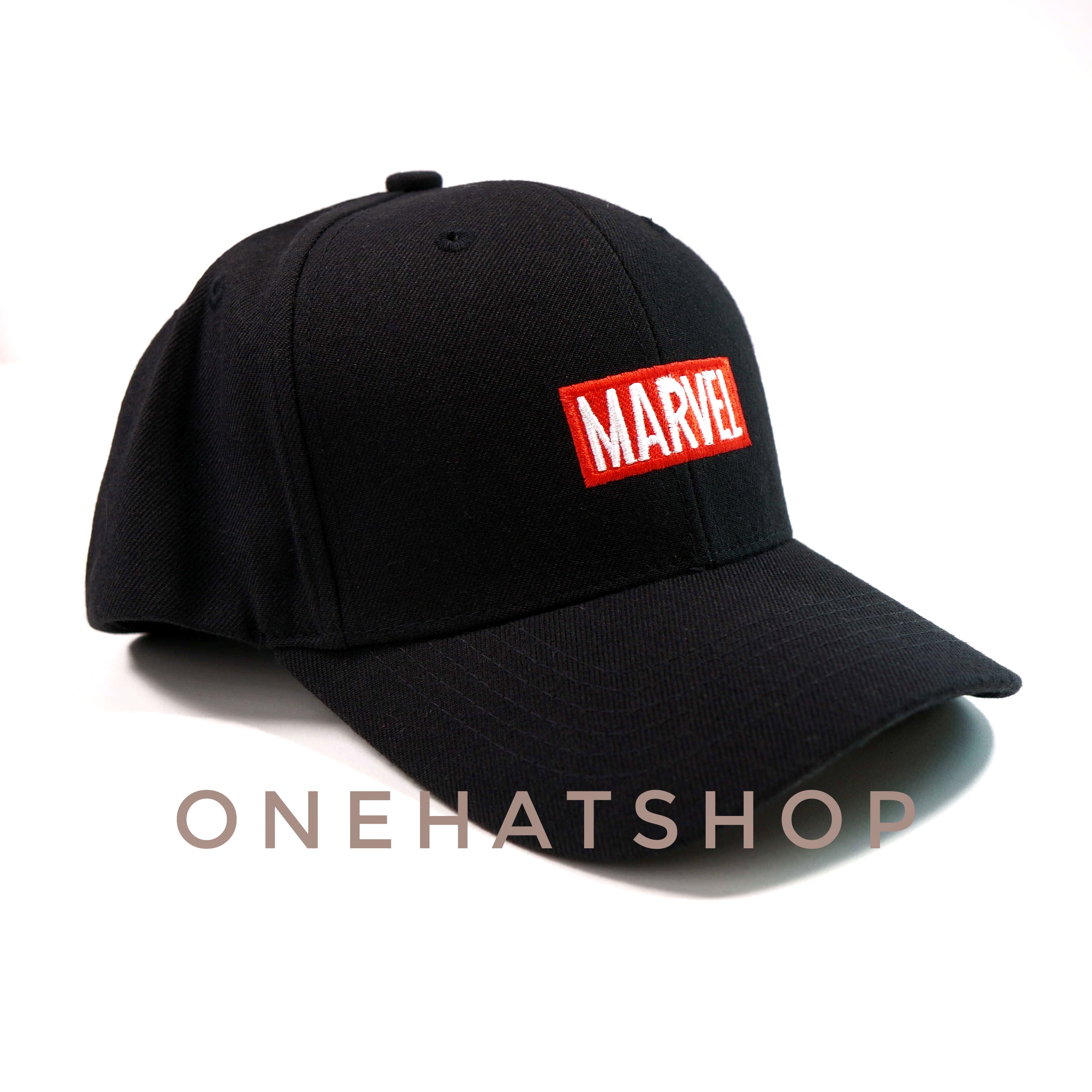 Nón lưỡi trai baseball cap logo Marvel fom cứng xịn đẹp