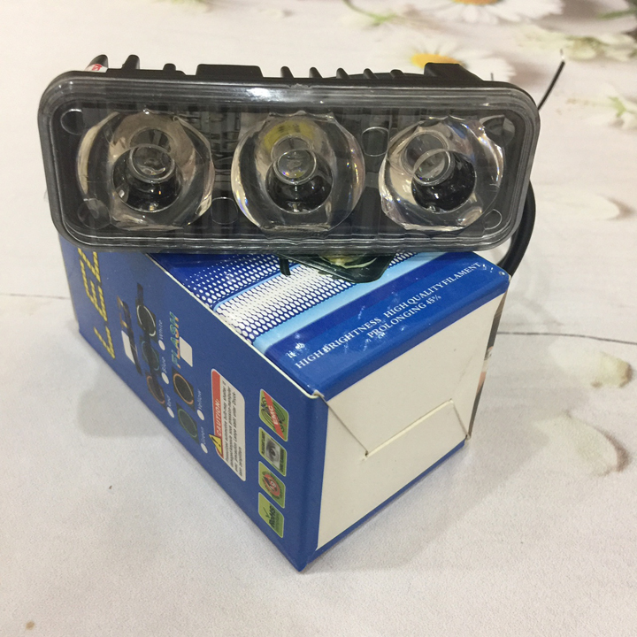 Đèn led trợ sáng C3 ánh sáng trắng cho xe máy, Công suất 9W, Tuổi thọ 30000 Giờ - A225