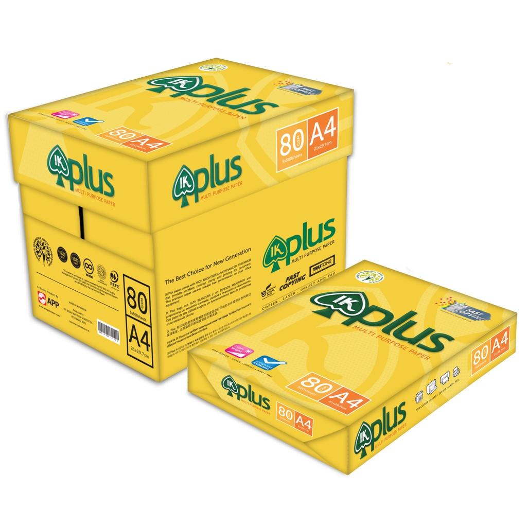 Giấy in A4 IK Plus - Định lượng 80 gsm 500 tờ