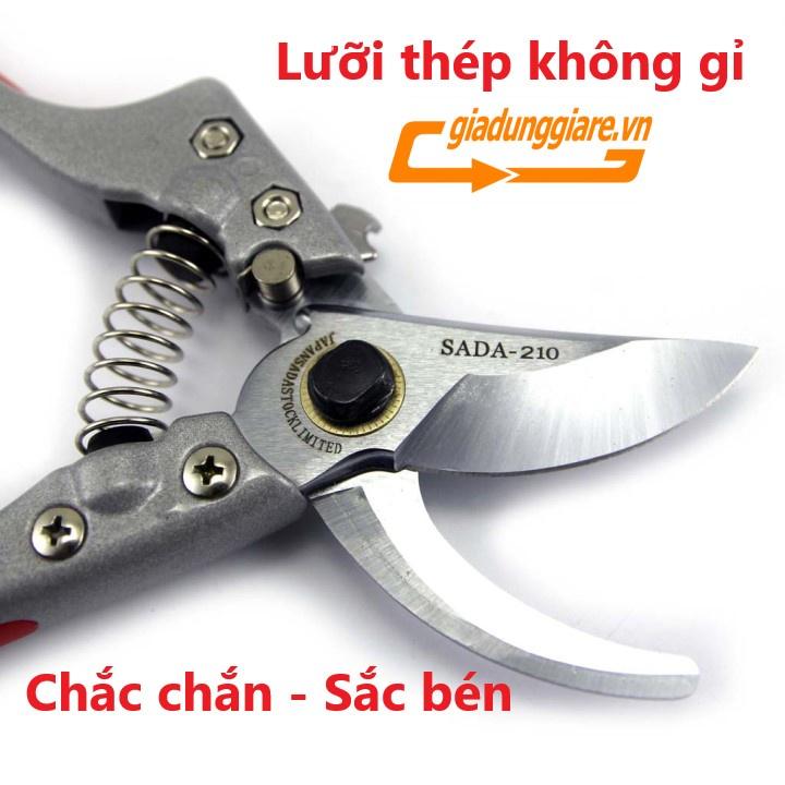 KÉO CẮT TỈA CÀNH CÂY Nhật Bản Chất liệu thép SK5 không gỉ, sắc bén, tay cầm HỢP KIM đúc