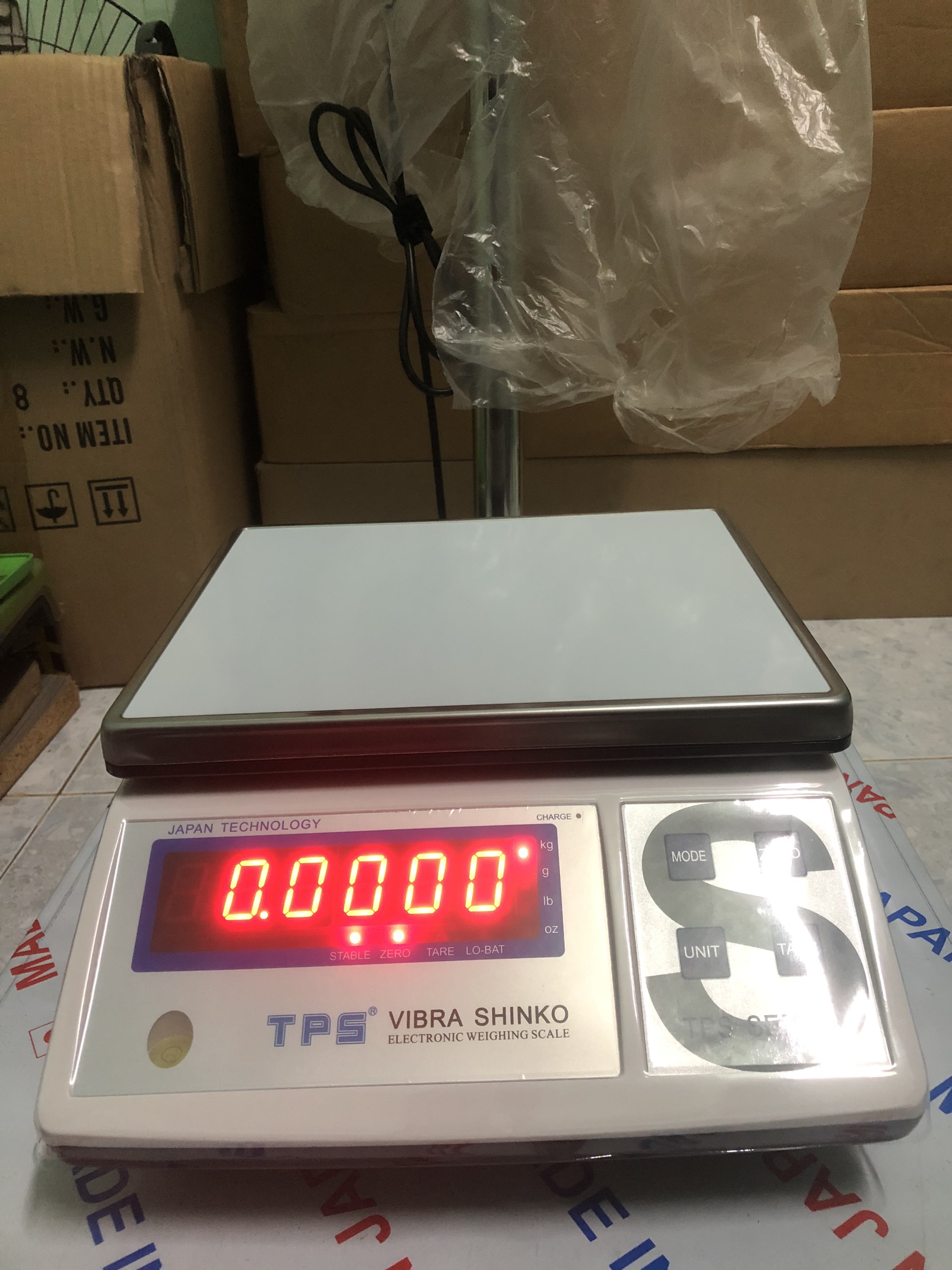 Cân Điện Tử VIBRA SHIKO TPS 30 KG 1G