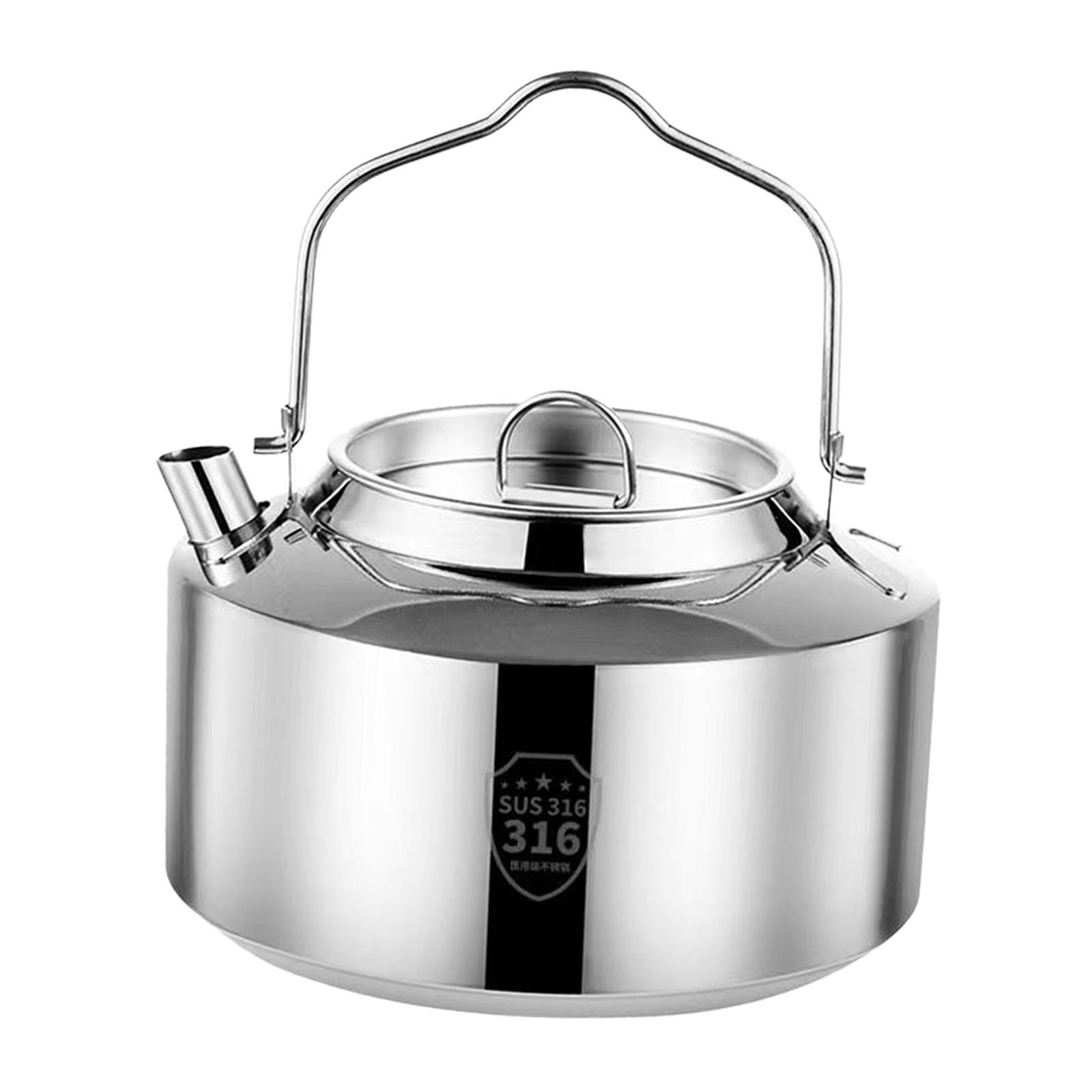 Camping Water Kettle Coffee Pot Mountaineering Camp Hiking Travel Tea Kettle