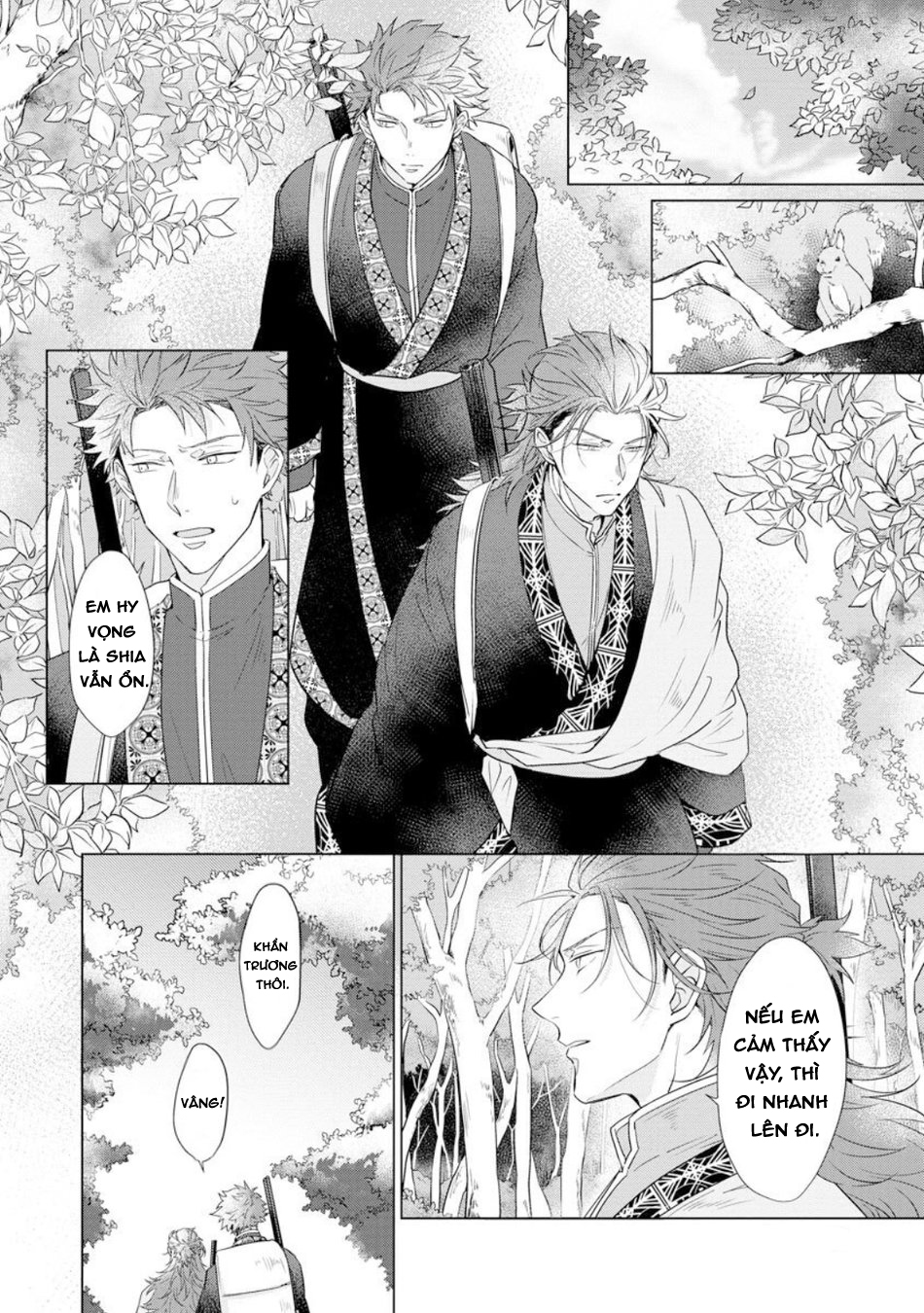 gặp gỡ em, thú nhân màu chàm trắng chapter 5 2