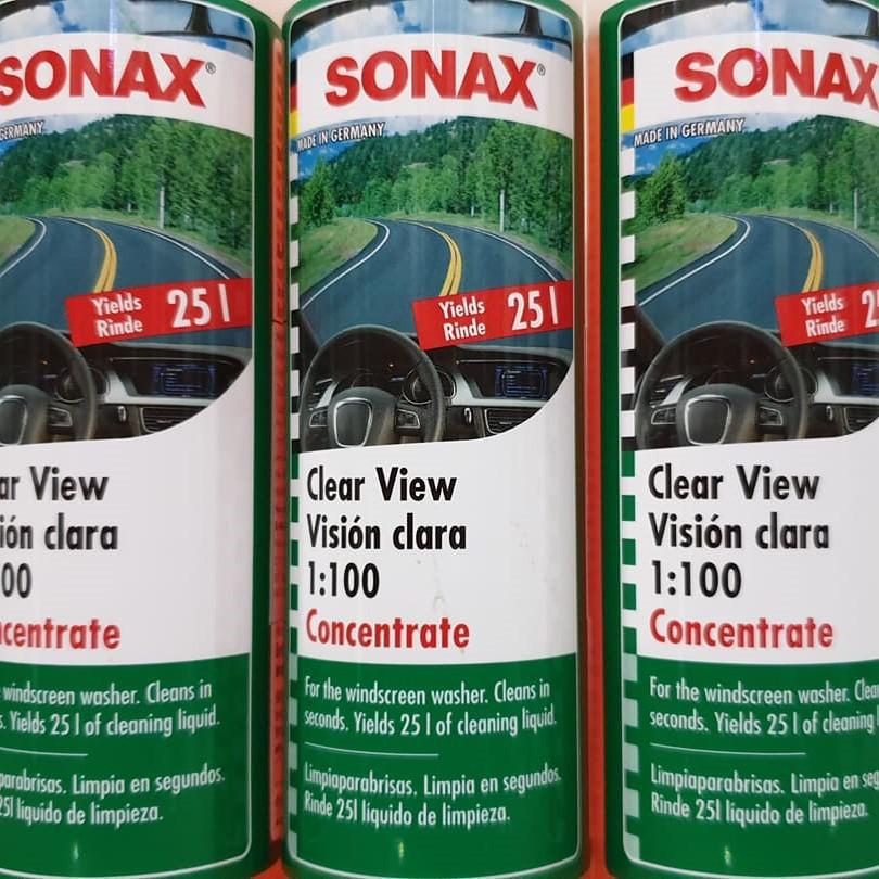 Nước rửa kính lái đậm đặc Sonax Clear View 1:100 Concentrate 250ml