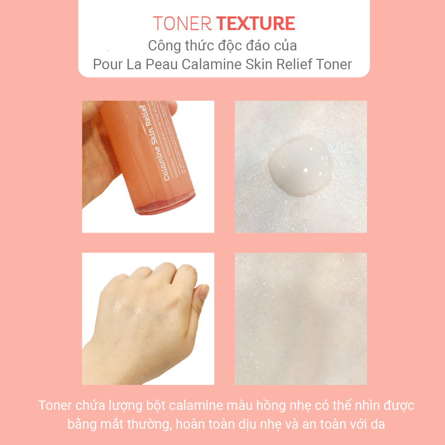 Nước hoa hồng Pour La Peau Calamine Skin Relief Toner