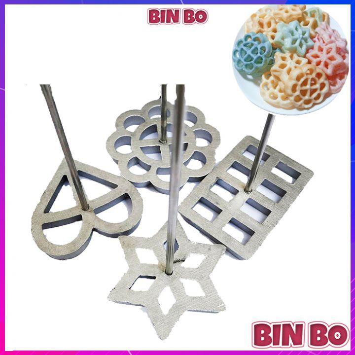 Bộ 4 khuôn bánh nhúng hàng Việt Nam