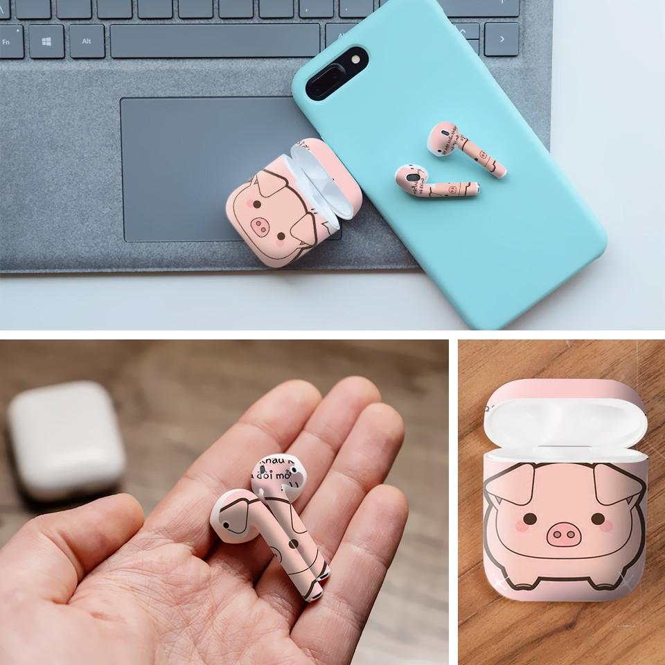 Miếng dán skin cho AirPods in hình biết mật khẩu không mà mở - fun003 (AirPods ,1 2, Pro, TWS, i12)