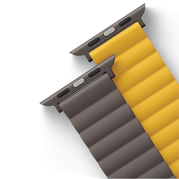 Dây đeo UNIQ Revix Reversible Magnetic Silicone Strap (42/44/45mm) dành cho Apple Watch 1~8/ SE Hàng Chính Hãng