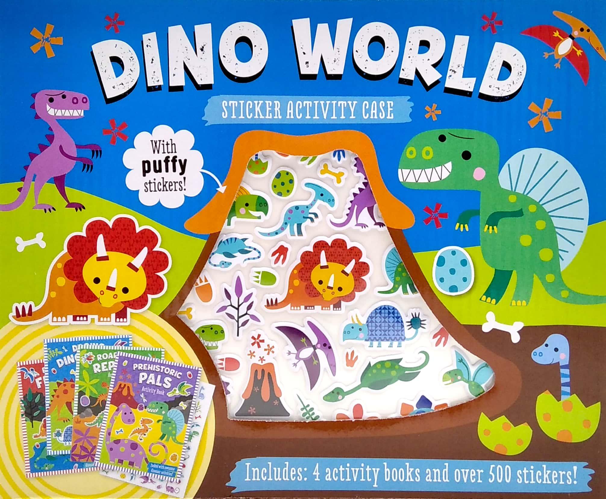 Dino World Sticker Activity Case