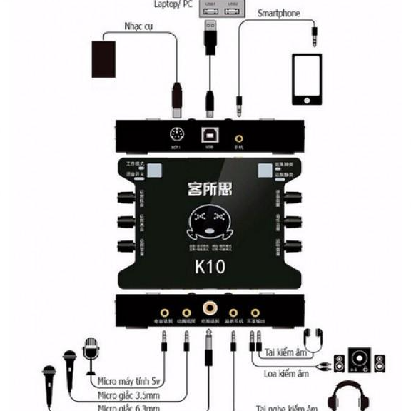 Combo Thu Âm Hát Livestream XOX K10 + Mic BM900 Hát Karaoke Âm Thanh Chuẩn Phòng Thu Sống Động - Hàng Chính Hãng