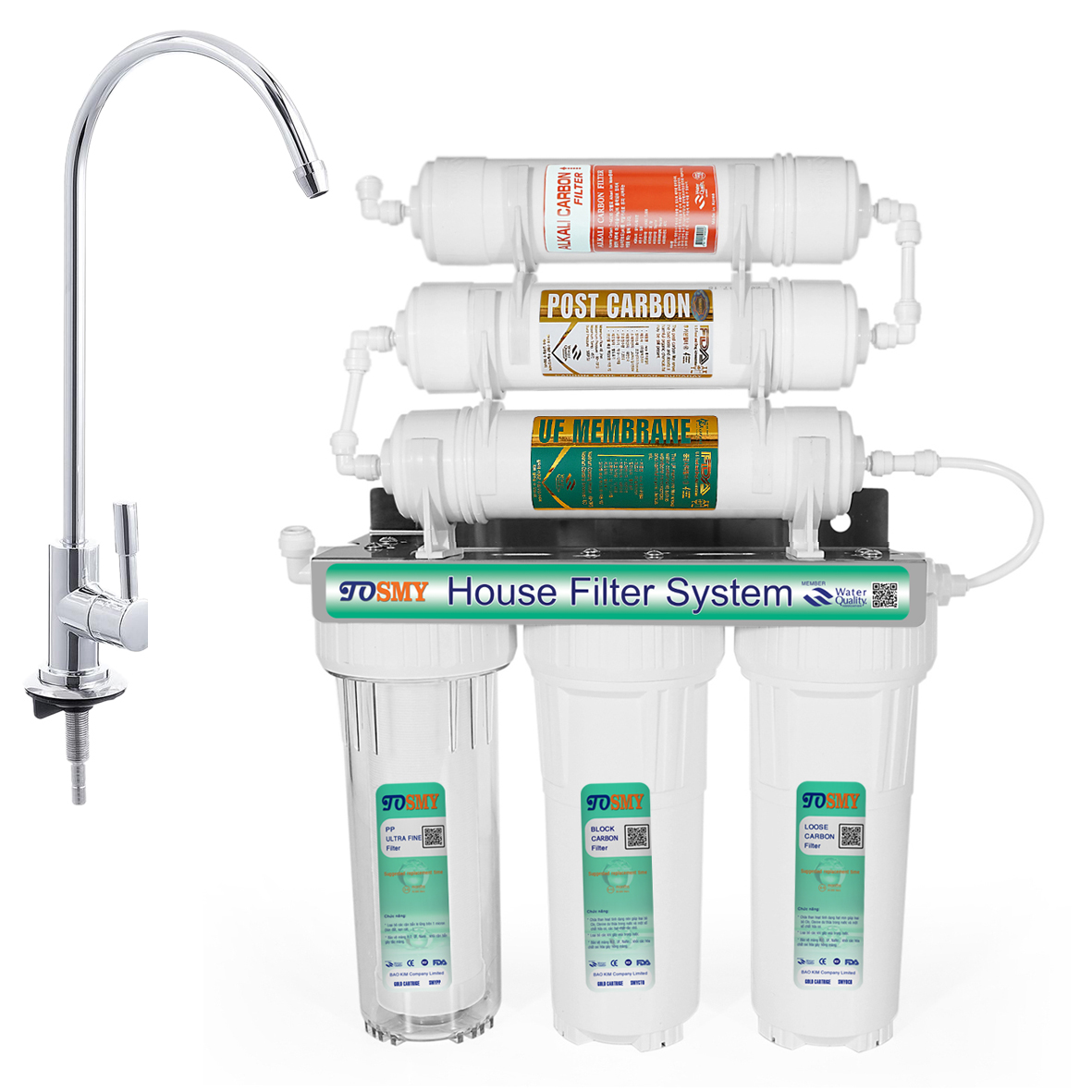 Bộ lọc nước uống công nghệ UF 6 cấp lọc – Hàng chính hãng
