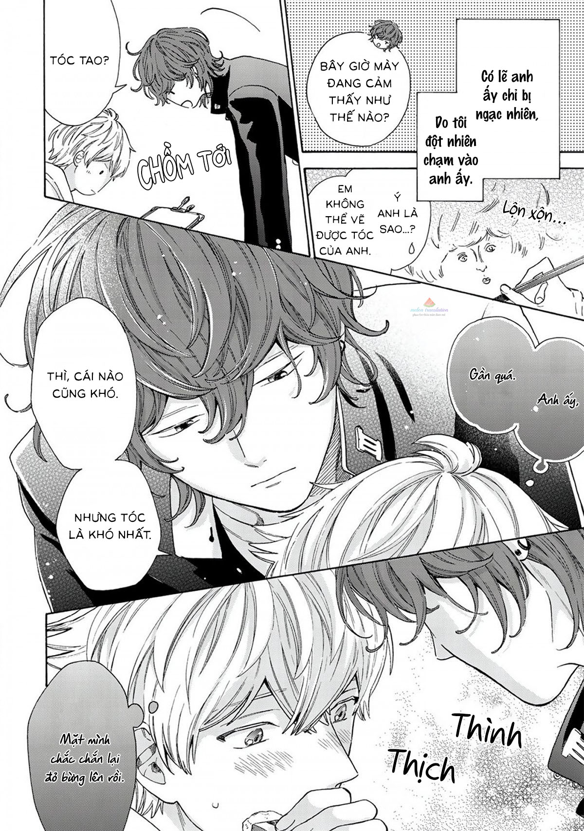 ngôi sao hạng nhất được vẽ bằng nụ hôn chapter 3 12