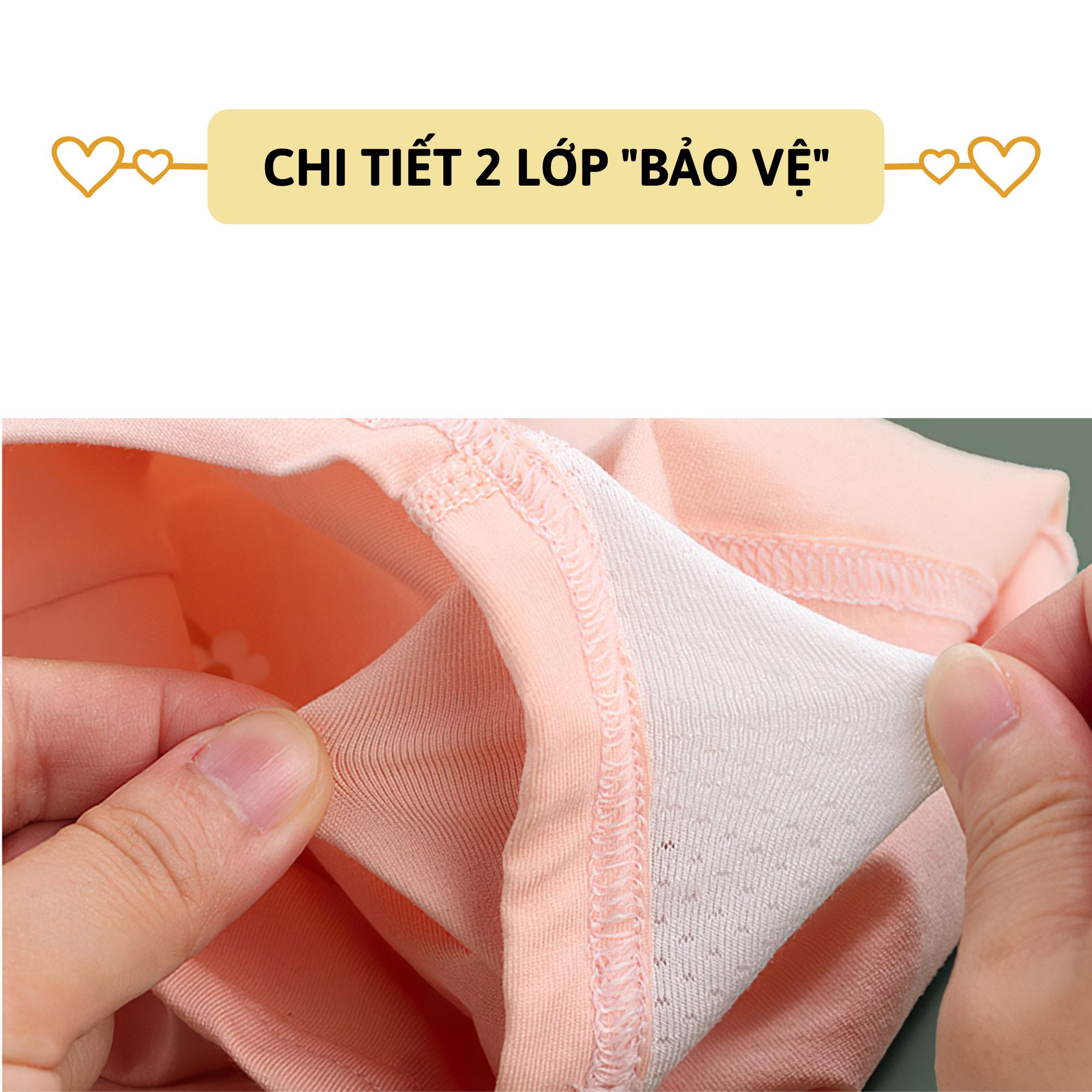 Set 3 quần lót bé gái tam giác 27kids Quần chip bé gái vải khử khuẩn công nghệ mới họa tiết dễ thương GSUW2