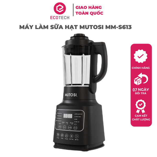 Máy Làm Sữa Hạt MUTOSI MM-S613 - Hàng Chính Hãng