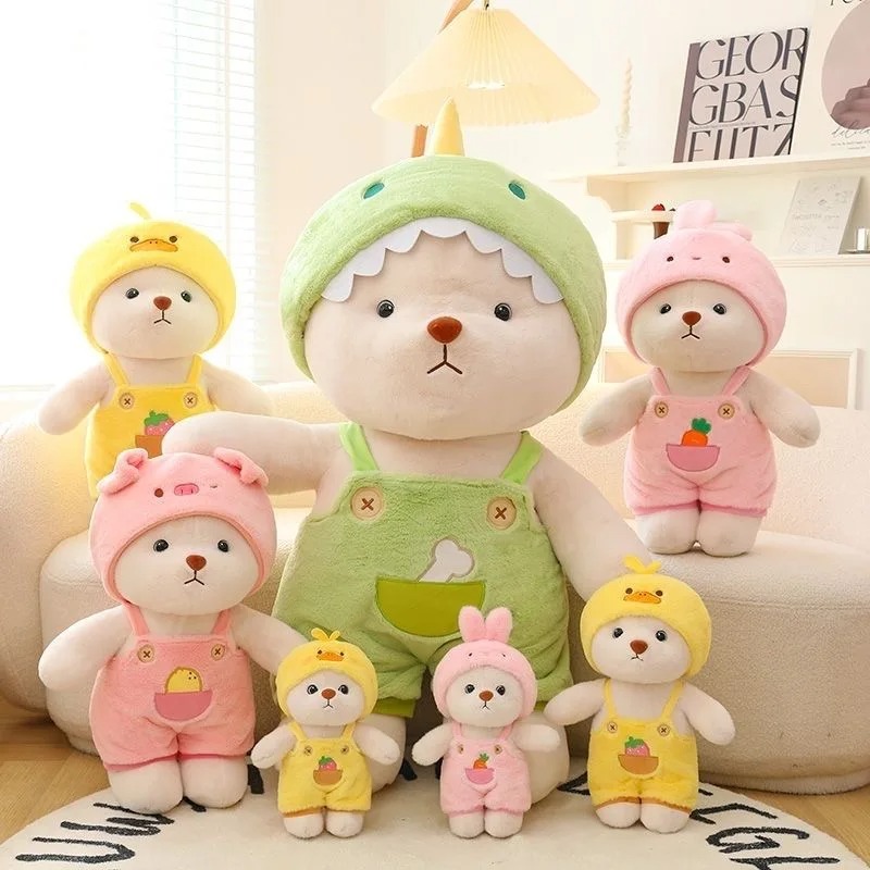 Thú nhồi bông lena cosplay vịt, heo, thỏ, khủng lòng đáng yêu - Size 30cm đến 55cm - Quà tặng gấu bông lena cosplay sễ thương