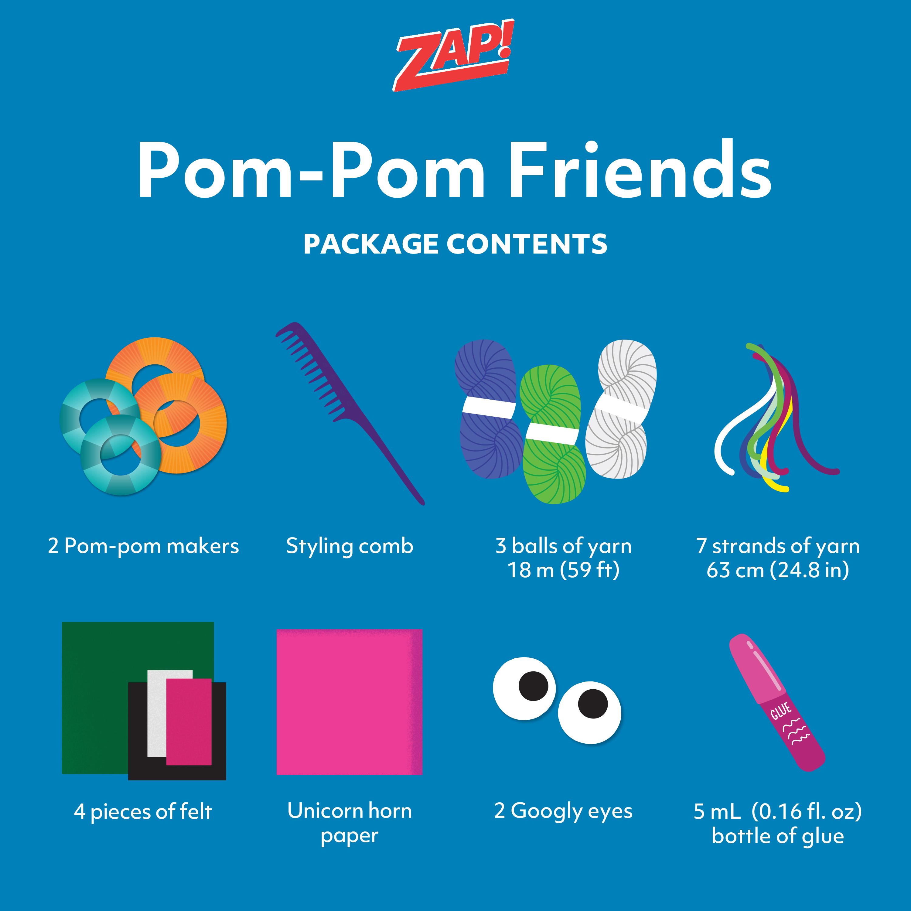 Sách ngoại văn: Zap! Pom-Pom Friends Kit