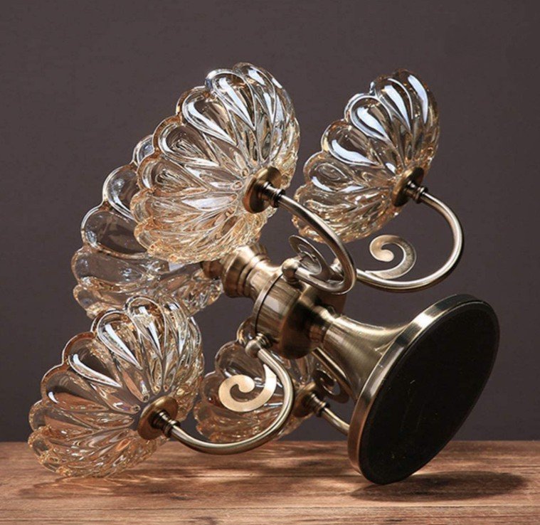 KHAY TRANG TRÍ 5 TÔ TRÁI CÂY TRÁNG MIỆNG HOÀNG GIA SEPARATE BRASS
