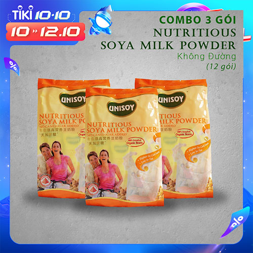 Combo 3 gói bột đậu nành không đường