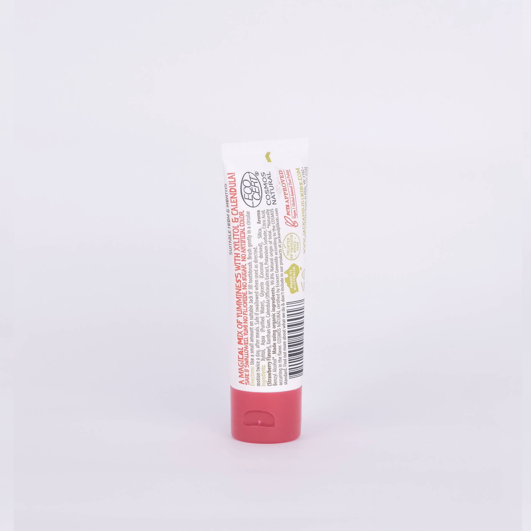 Kem đánh răng hữu cơ cho bé Jack N' Jill 50G - Vị dâu (Từ 6 tháng)