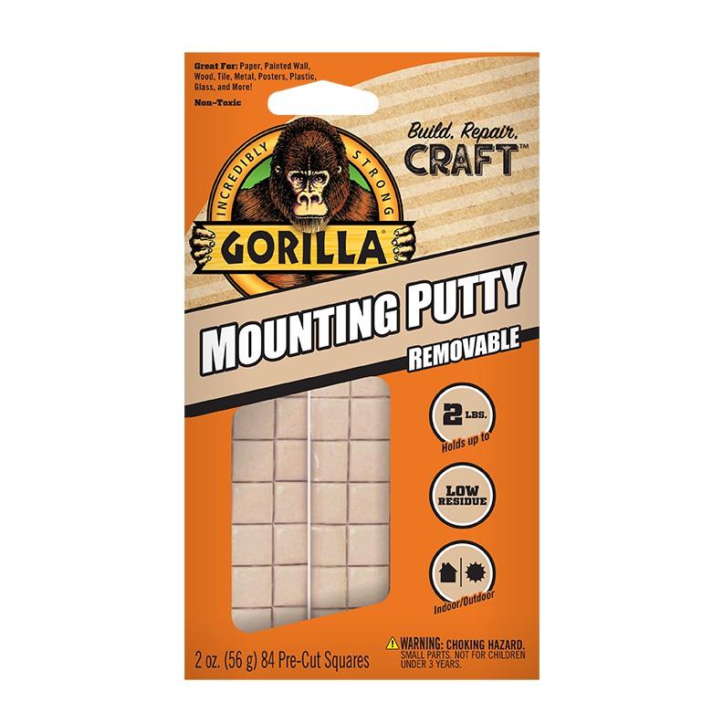 Miếng Keo Dán Đa Năng Tiện Lợi, Miếng Keo Dán Mọi Vật Liệu Thương Hiệu Mỹ Gorilla Mounting Putty 56g