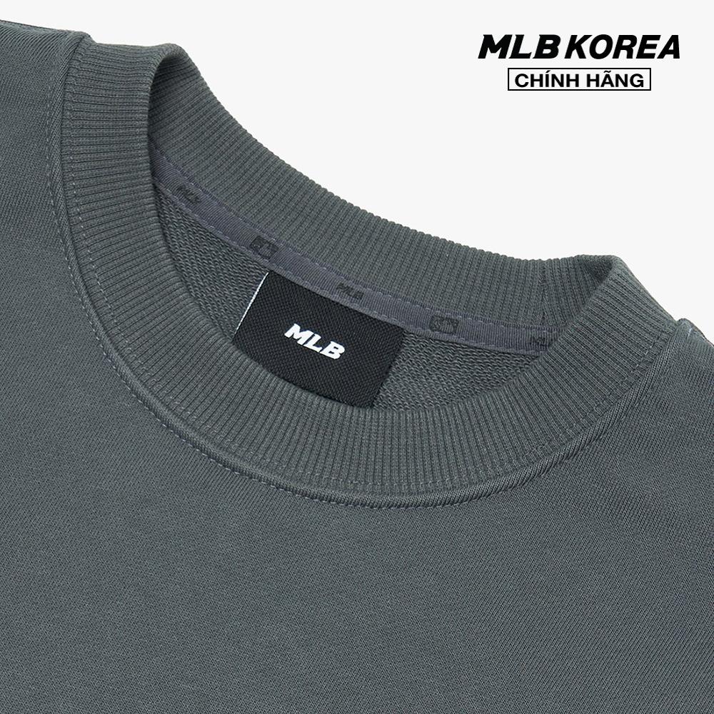 MLB - Áo sweatshirt tay dài phom suông Checkerboard Big Logo Overfit 3AMTO0226-07CGS