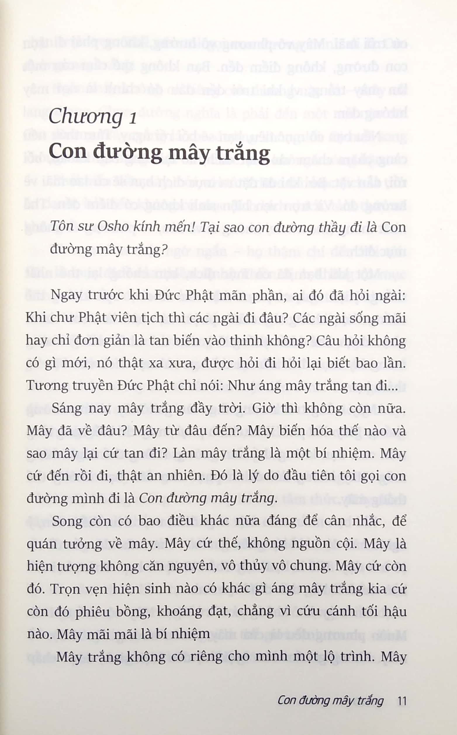 Osho - Con Đường Mây Trắng - ĐN