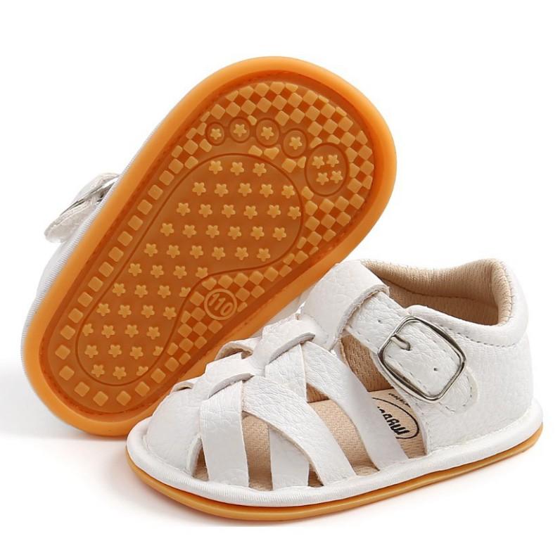 Giày sandal tập đi cho bé đế cao su chống trơn trượt chất da mềm cực chất cho bé