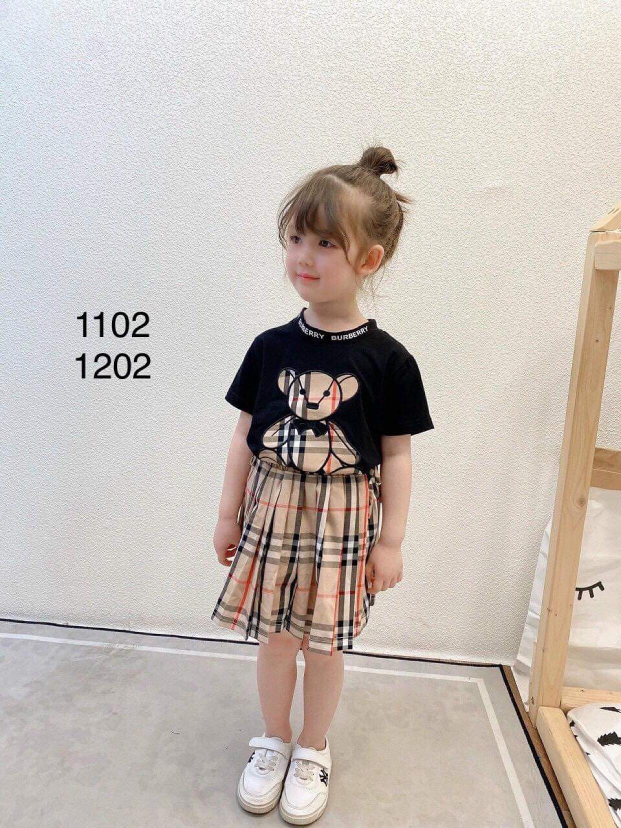 Set áo váy bé gái từ 12 đến 27kg