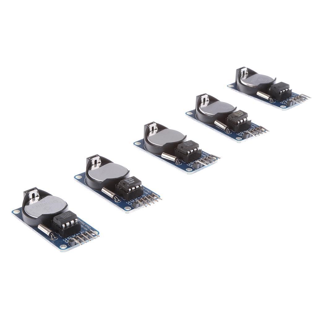 10x DS1302 Clock Module with Battery Real-Time Memories Module for