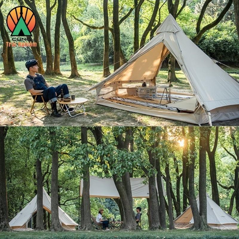 Lều Dã Ngoại Glamping NatureHike Brighten 6.4 Chống Nắng NH20ZP004