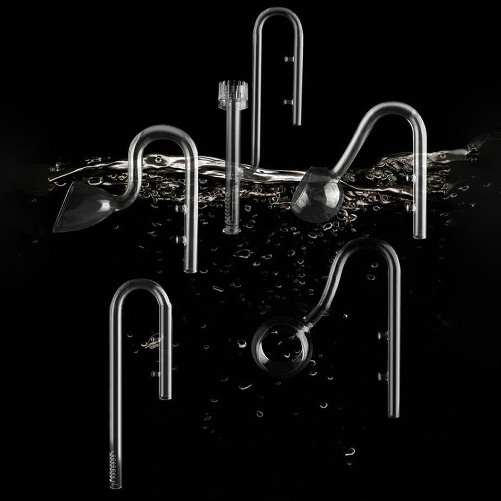 Ống nối cho Bộ lọc bể cá bằng thủy tinh borosilicat độ trong suốt cao Hình chữ U Đường kính bên ngoài 17MM