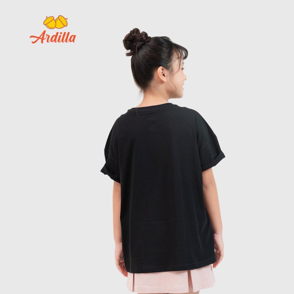 Áo Phông Bé Gái Tuổi Teen ARDILLA Cộc Tay Chất Vải Mềm Mại In Hình Hoa Cúc Nổi Bật Dáng Rộng Từ 8-15 Tuổi TB5600T