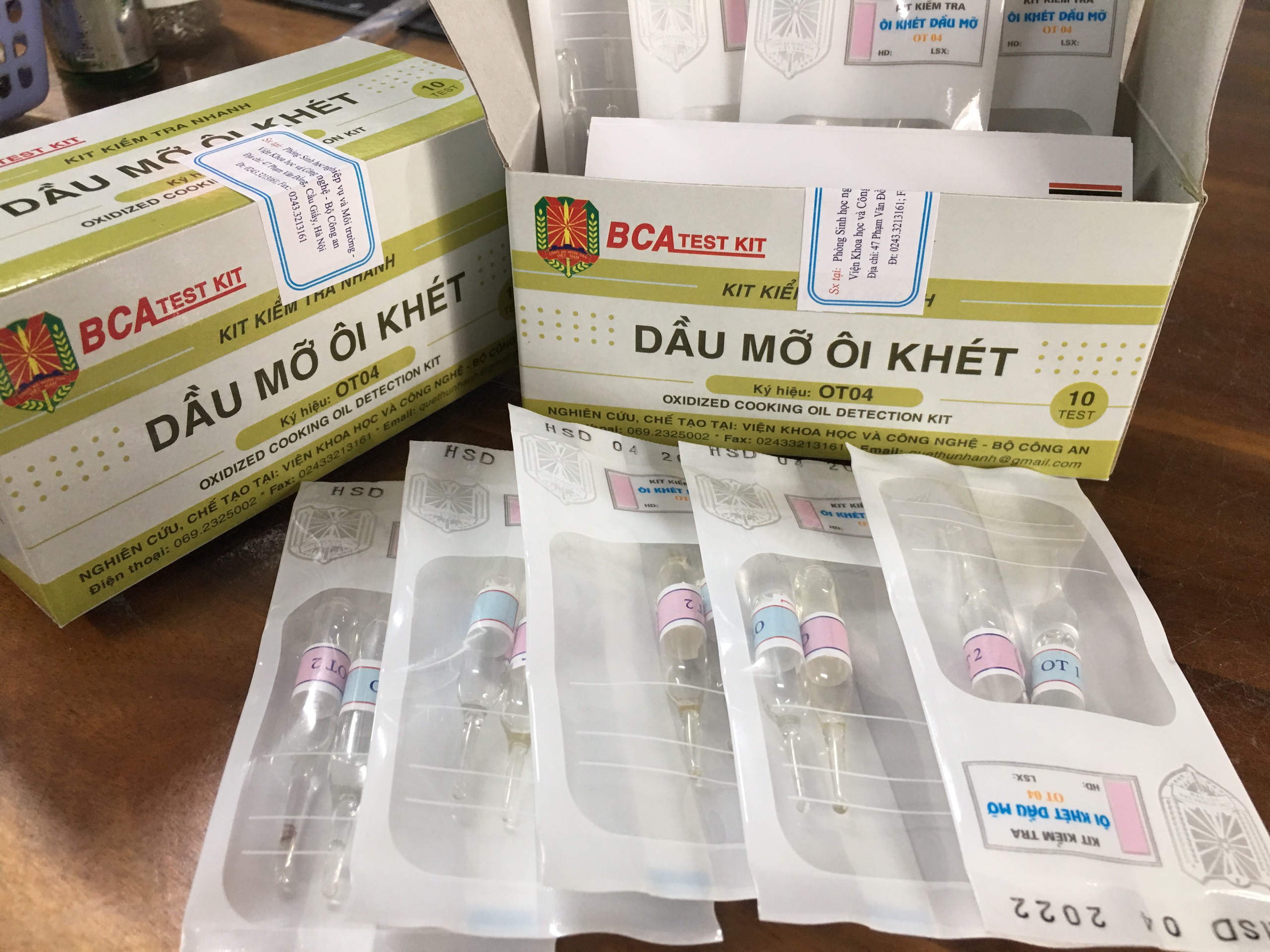 Kit Kiểm Tra Nhanh Ôi Khét Dầu Mỡ