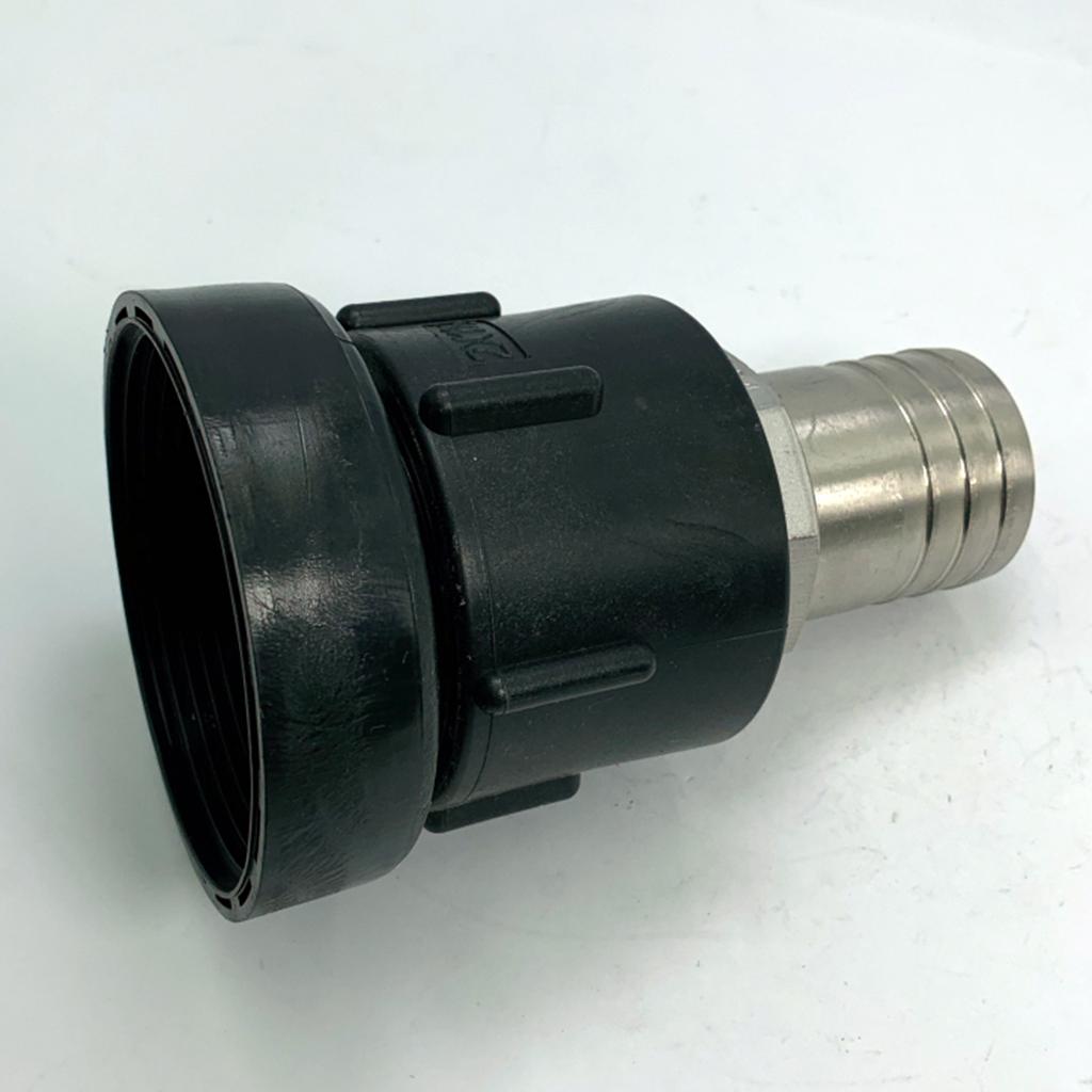 IBC Tank Adapter 3" To Stainless Steel Garden Hose Valve Fittings Parts