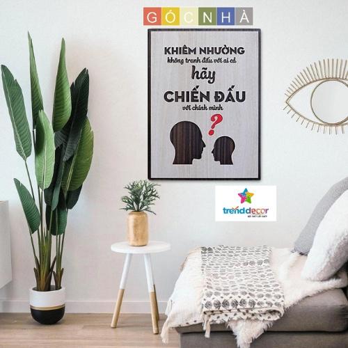 Tranh Gỗ Tranh Độnh Lực Phù Hợp Decor Quán Coffee