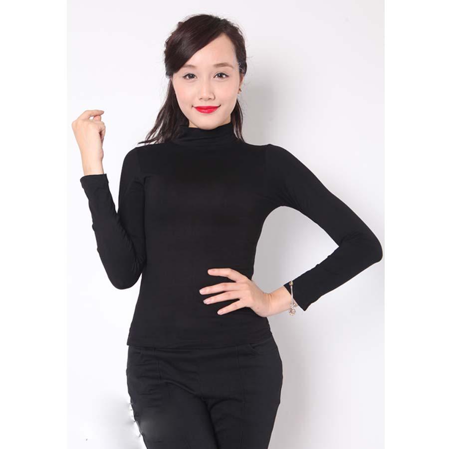 Combo 2 áo giữ nhiệt lót nỉ cổ 3 phân dành cho bạn nữ Dma store