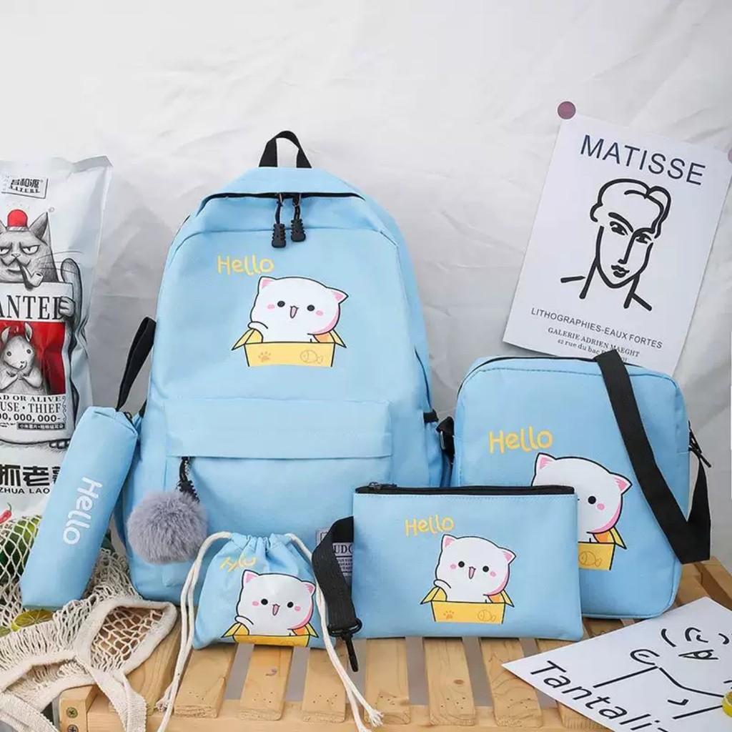 Set 4 món cặp đi học đẹp