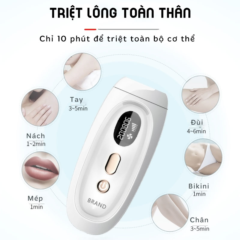 Máy Triệt Lông Vĩnh Viễn Mini Cầm Tay Tại Nhà