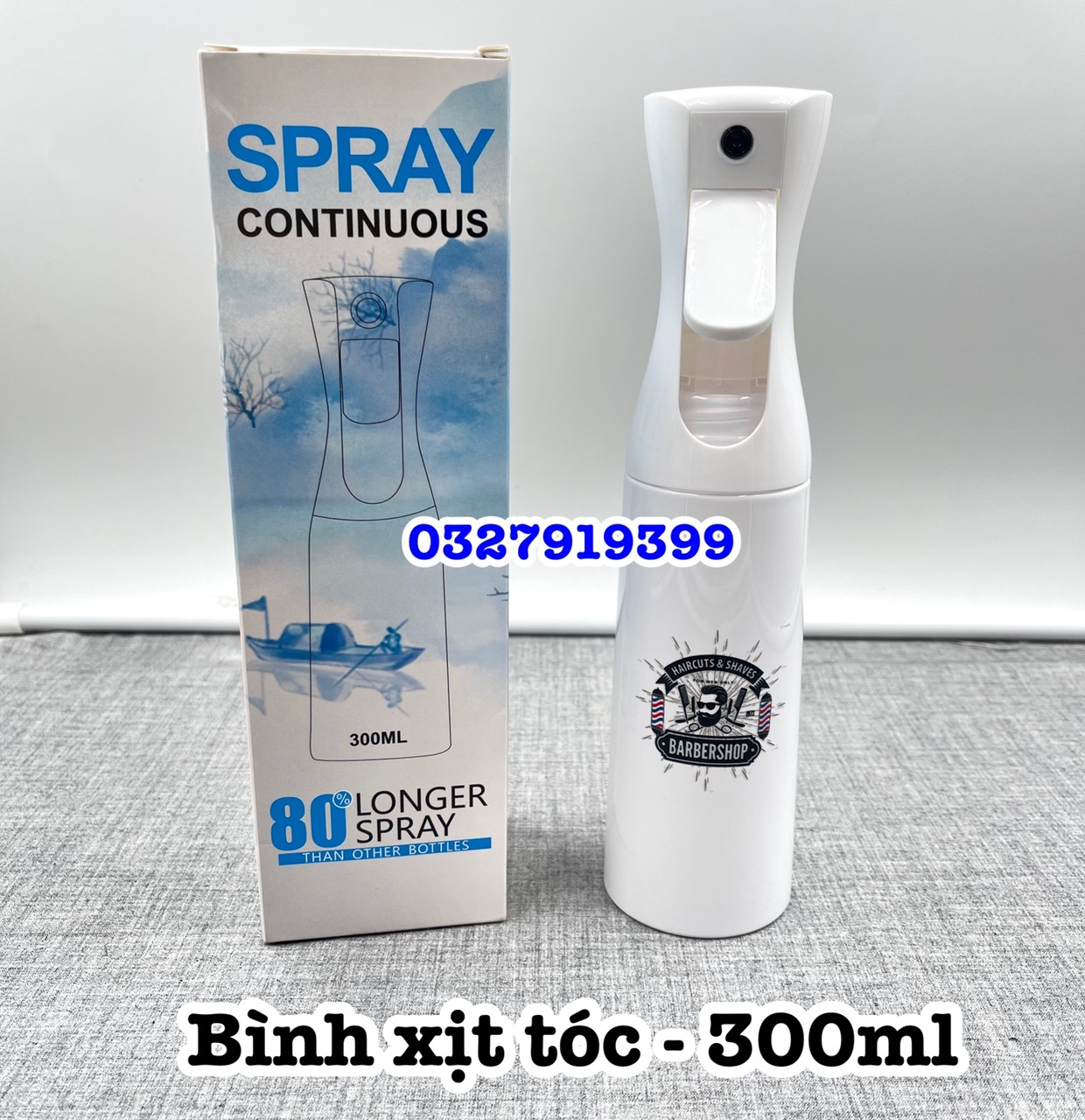 Bình xịt tóc Nano phun sương 300ml